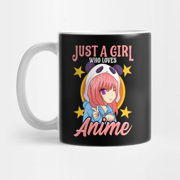 Cute & Funny Just A Girl Who Loves Anime by theperfectpresents